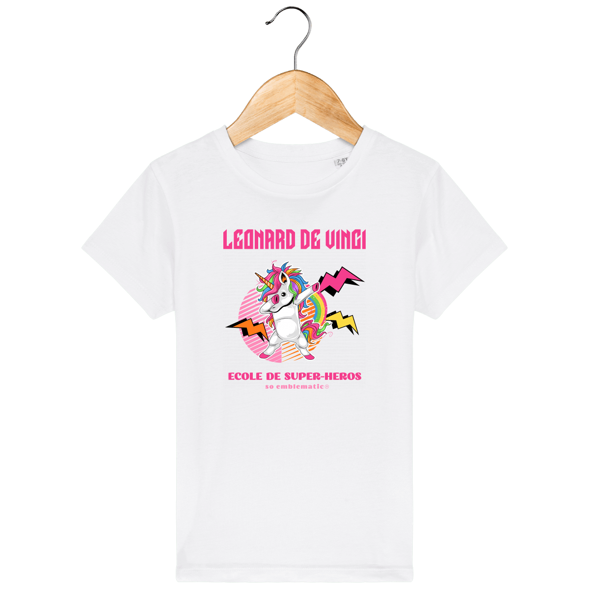 T-shirt pour Ecole et Collège LEONARD DE VINCI